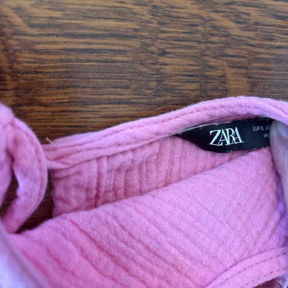 Zara Pink Textured Top - Picture 3 of 4